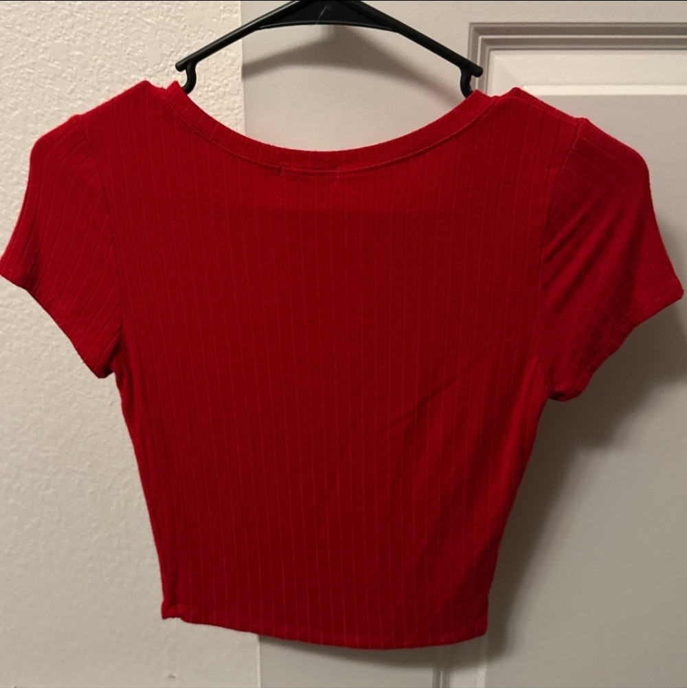 Bundle Bozzolo Ribbed Top Red & Blue Size Small - Picture 8 of 8